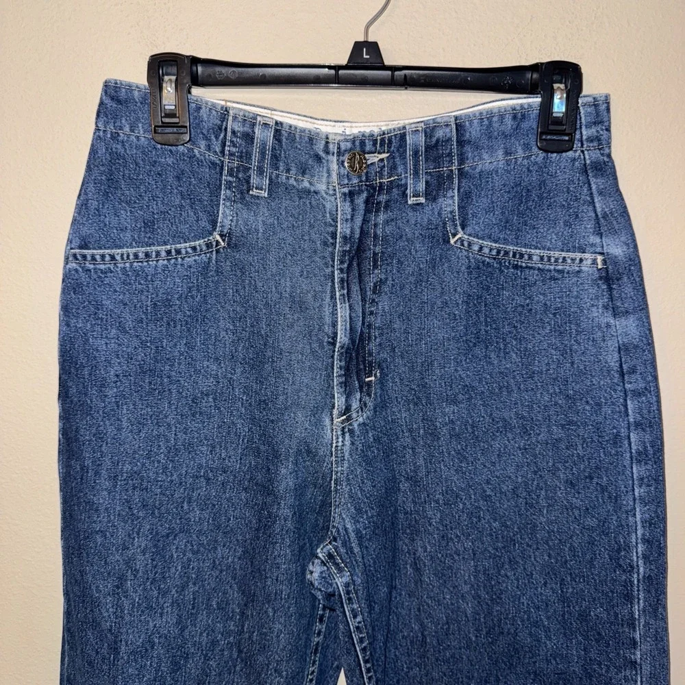 Vintage Riders by Lee High Rise Jeans Sz 6 Medium Wash 100%‎ Cotton Straight Leg